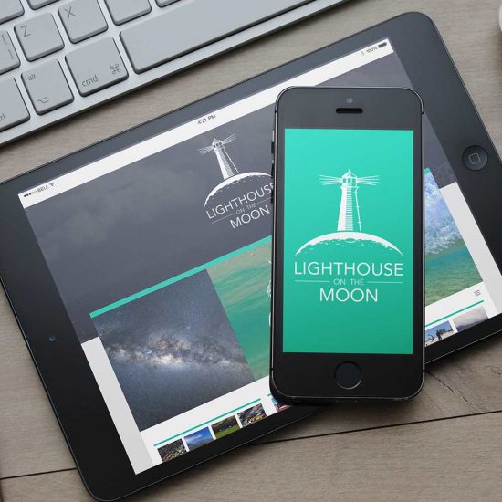Azura_Design_Portfolio_lighthouse_on_the_moon_website_design | Azura Design - Digital Creative Studio London